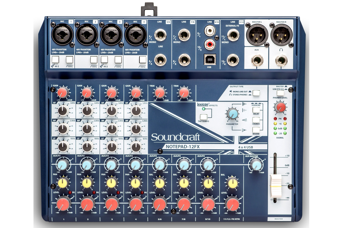 Мікшерний пульт SOUNDCRAFT Notepad-12FX